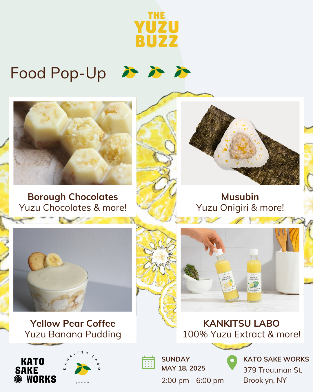 The Yuzu Buzz — KATO SAKE WORKS